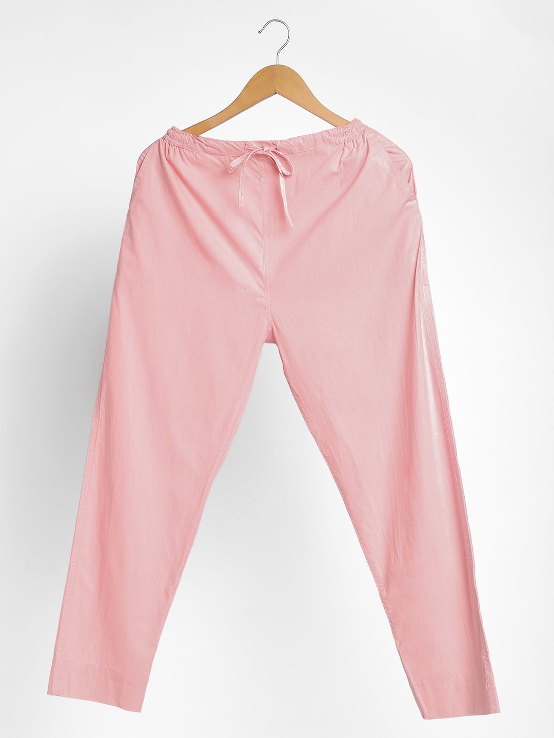 Rose Pink Women's Organic Cotton & Natural Dyed Slim Fit Pants