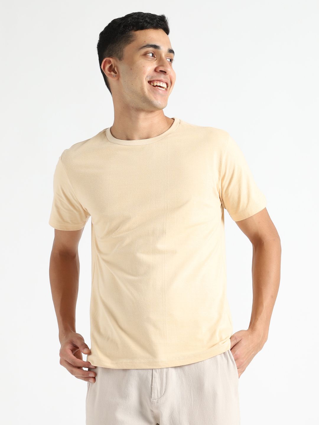Rust Cream Organic Cotton & Naturally Dyed T-shirt