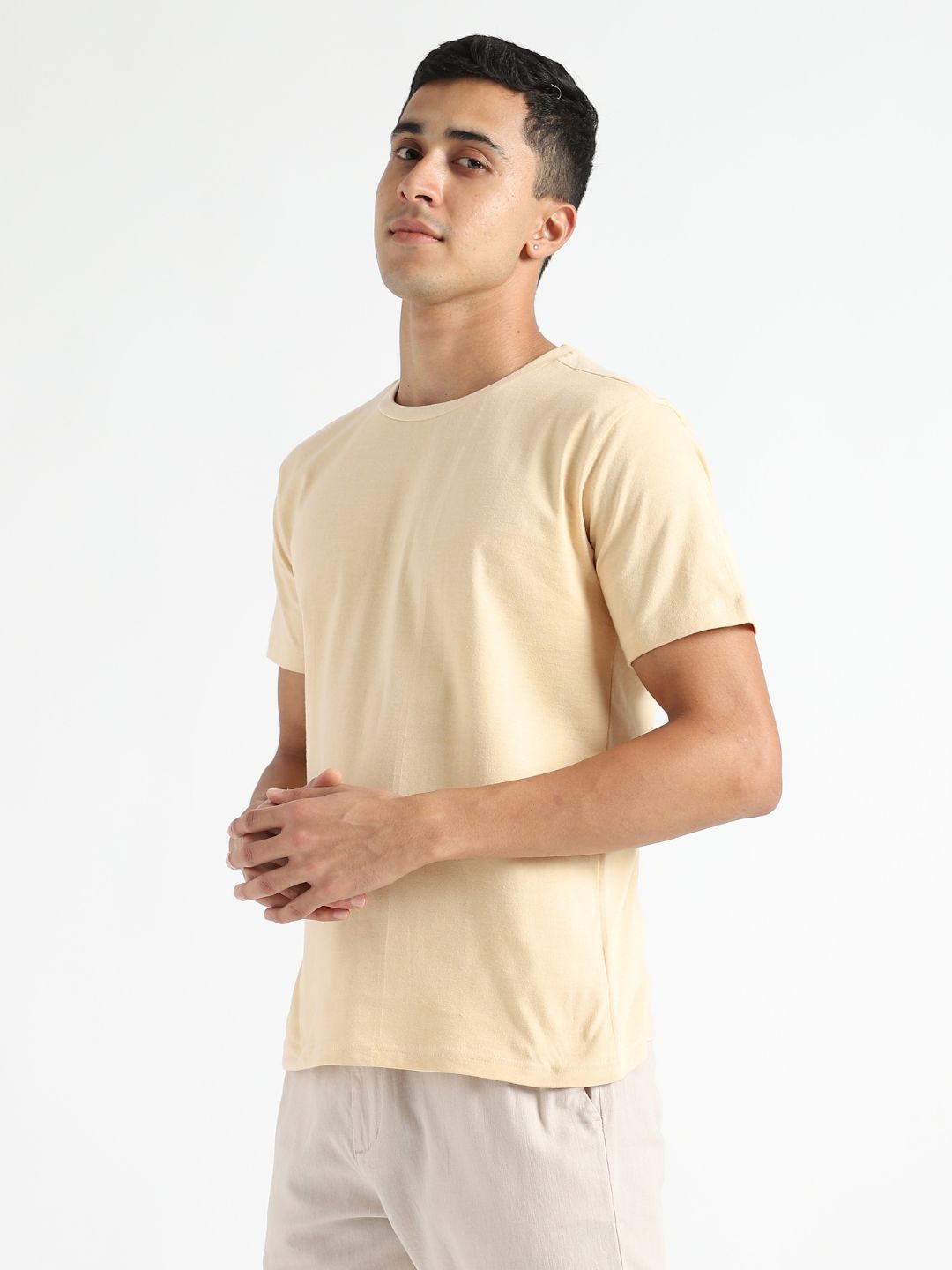 Rust Cream Organic Cotton & Naturally Dyed T-shirt