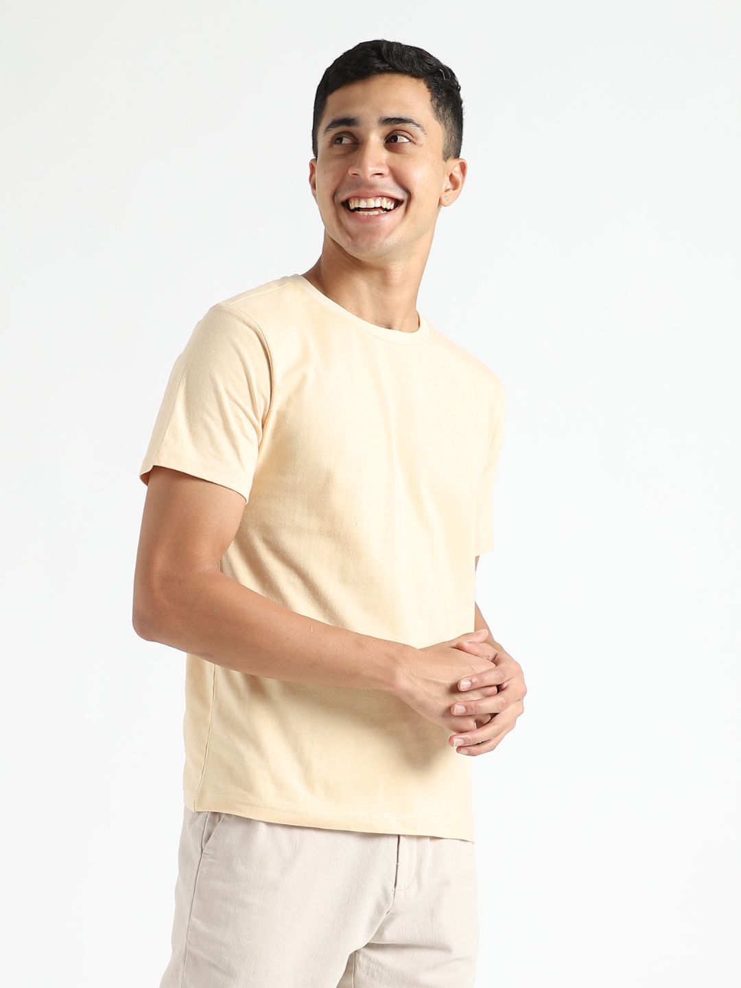 Rust Cream Organic Cotton & Naturally Dyed T-shirt