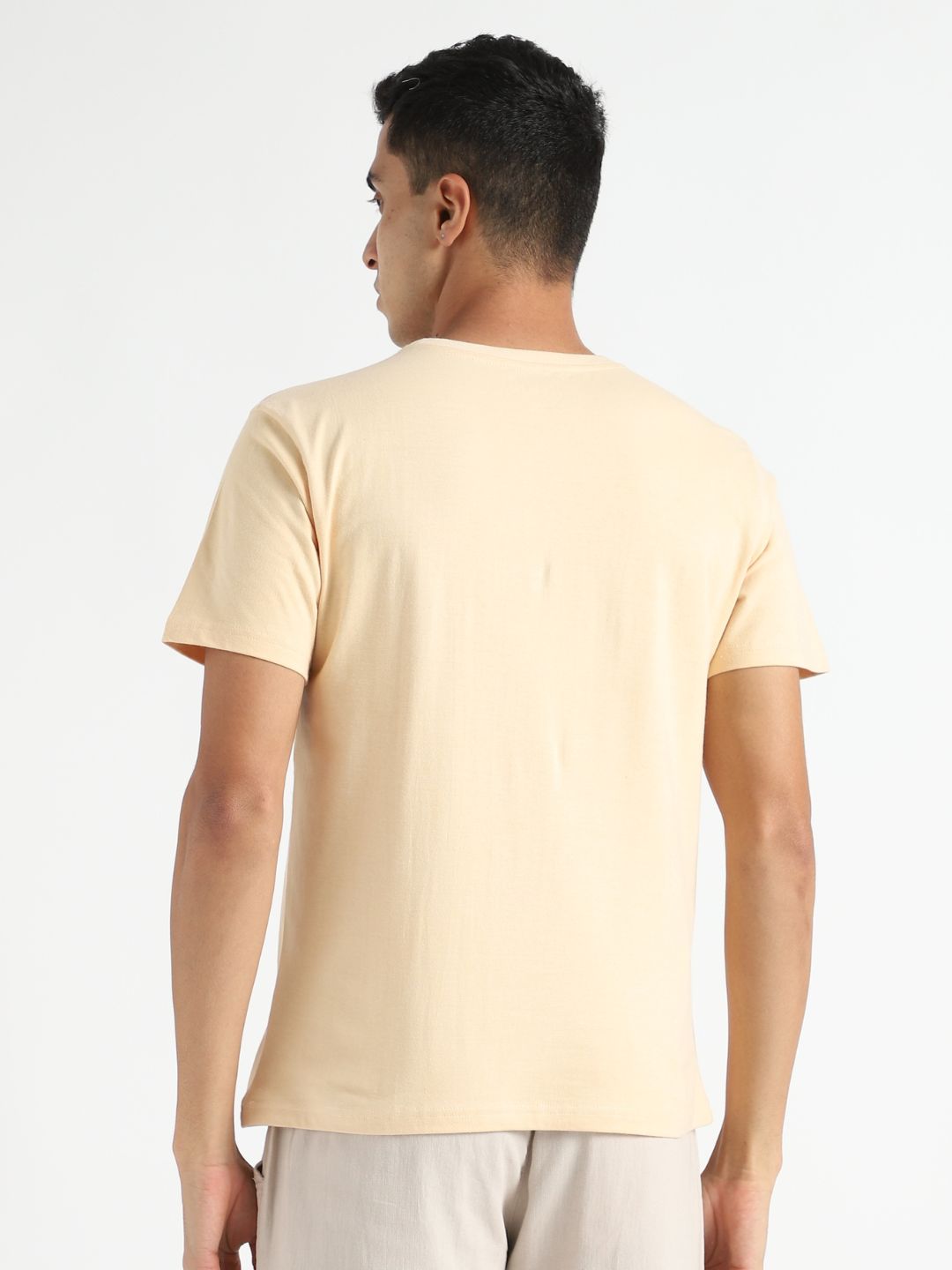 Rust Cream Organic Cotton & Naturally Dyed T-shirt