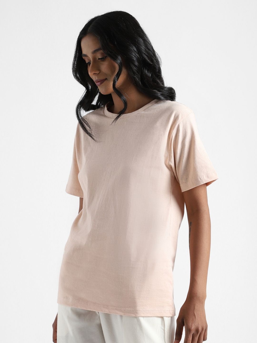 Baby Pink Organic Cotton & Naturally Fiber Dyed T-shirt