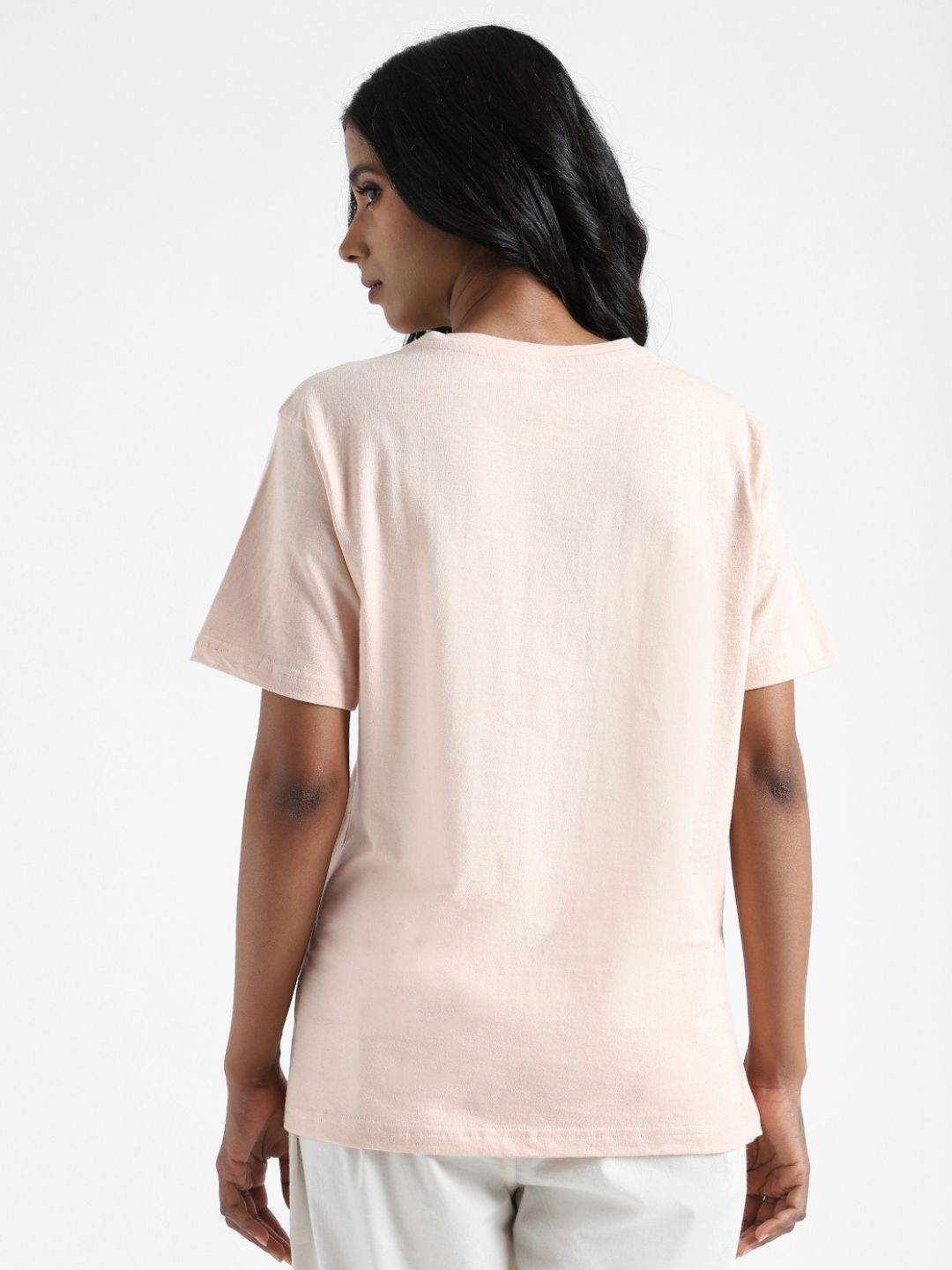 Baby Pink Organic Cotton & Naturally Fiber Dyed T-shirt