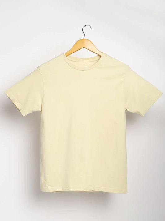 Lemon Yellow Organic Cotton & Natural Fiber Dyed T-shirt