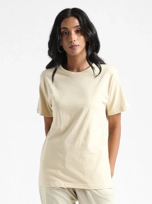 Lemon Yellow Organic Cotton & Natural Fiber Dyed T-shirt