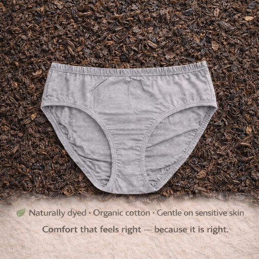 Beige Organic Cotton & Natural Dyed Women's Underwear Combo - Pack of 2