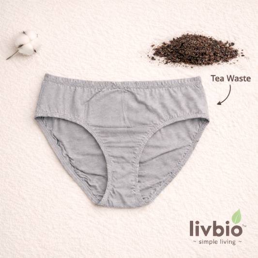 Beige Organic Cotton & Natural Dyed Women's Underwear Combo - Pack of 2