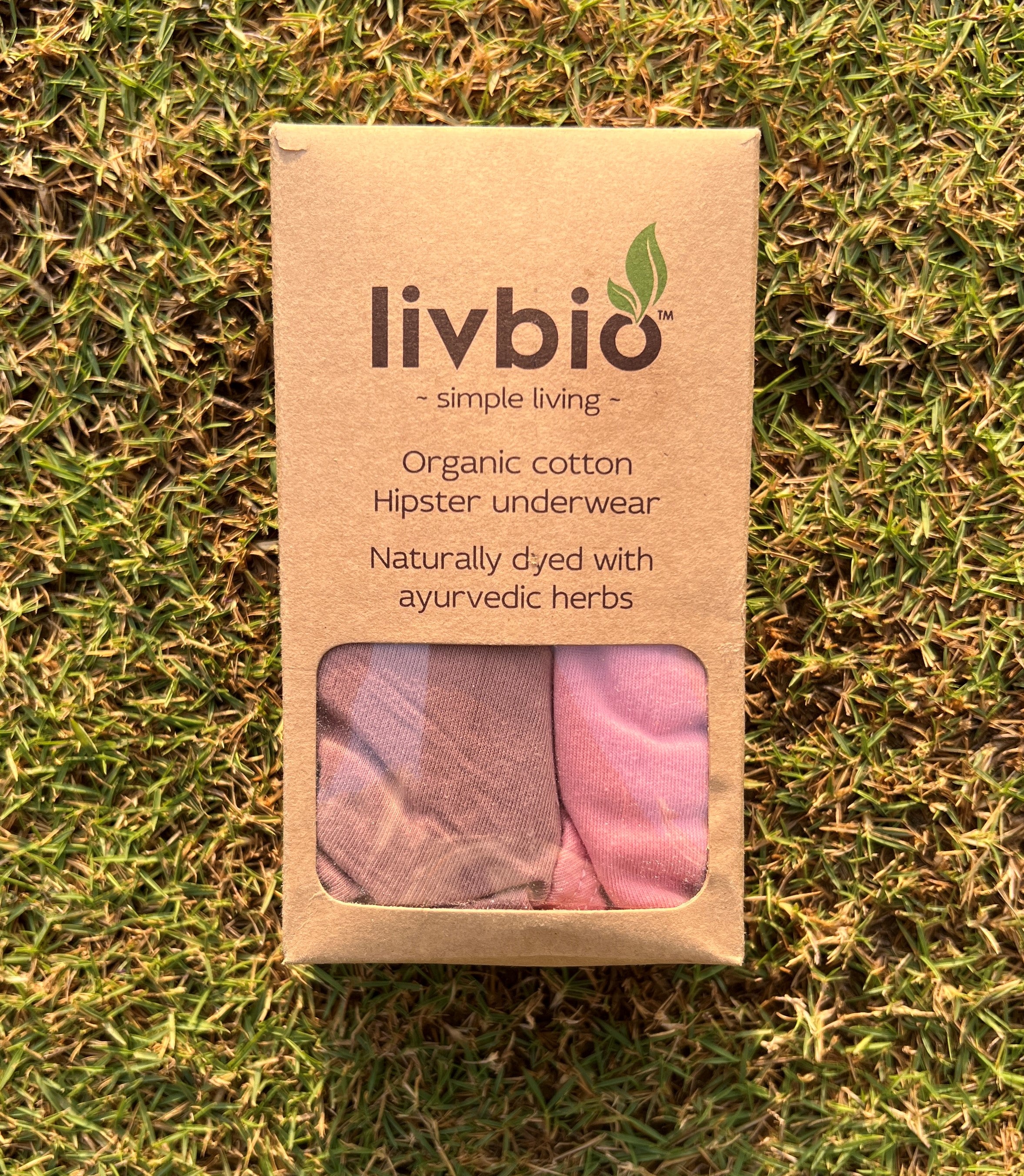 Rose Pink and Soil Brown Organic Cotton & Natural Dyed Underwear Combo - Pack of 2