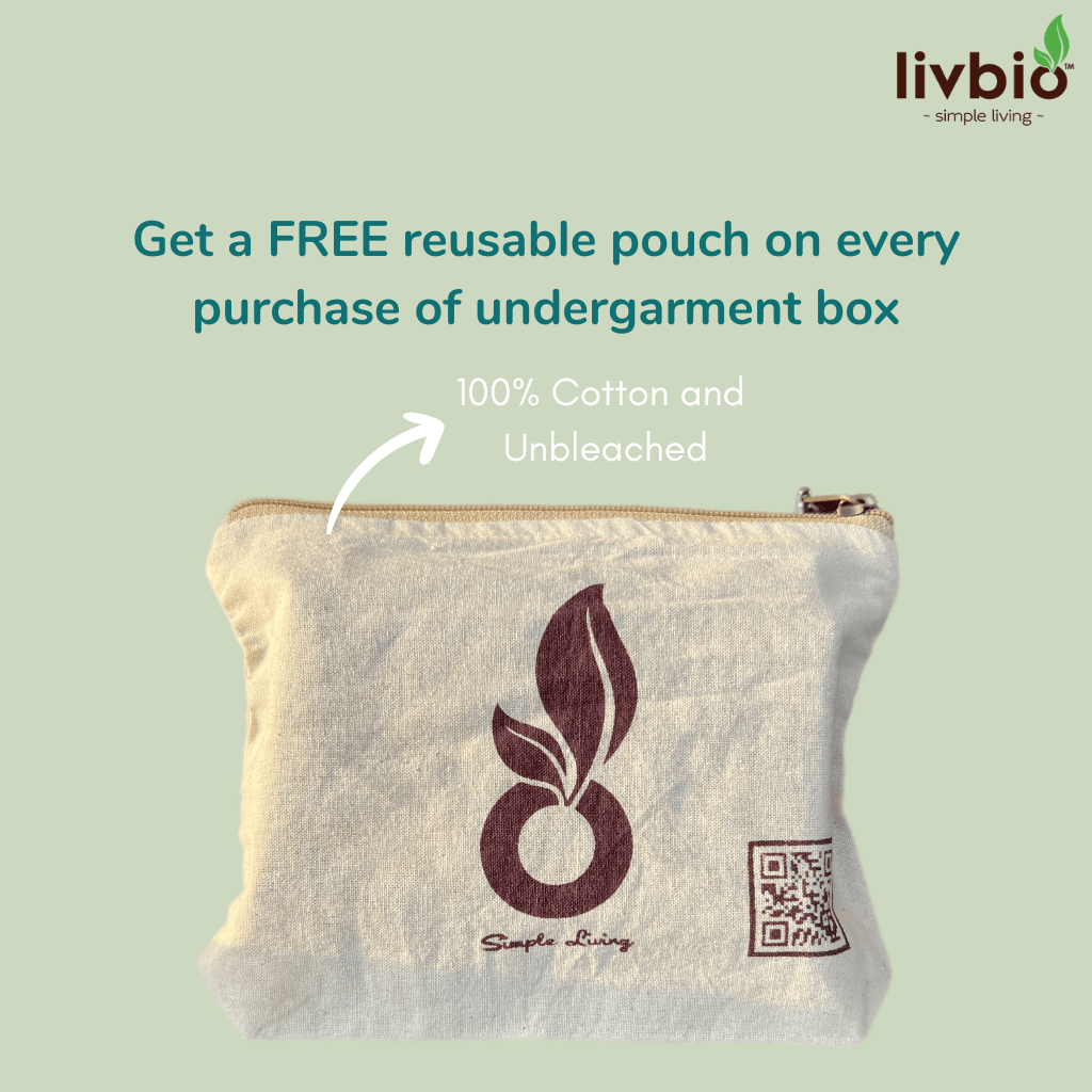 Pink Organic Cotton and Plant Based Fiber Dyed Undergarment
