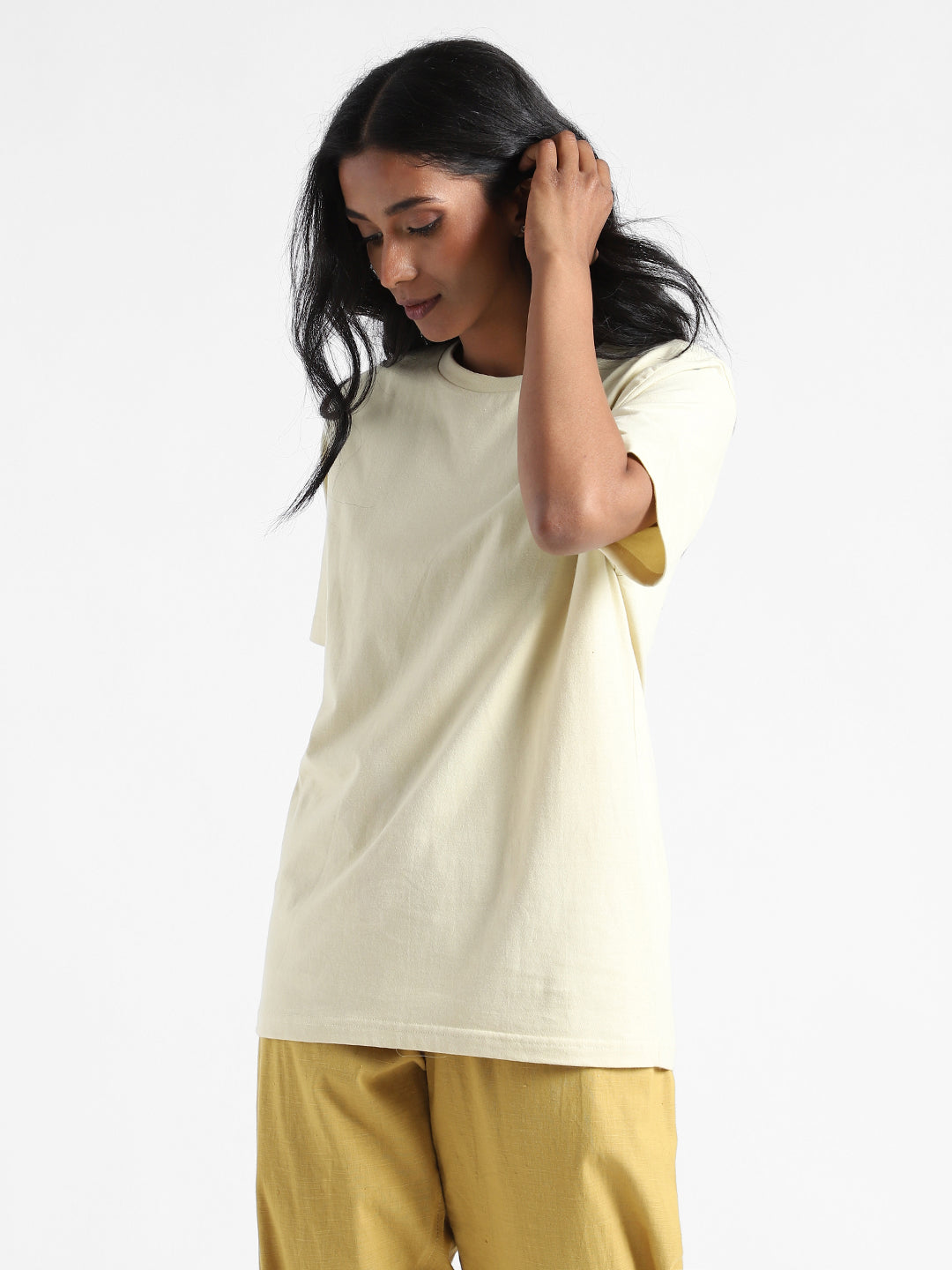 Turmeric Yellow Organic Cotton & Naturally Dyed T-shirt