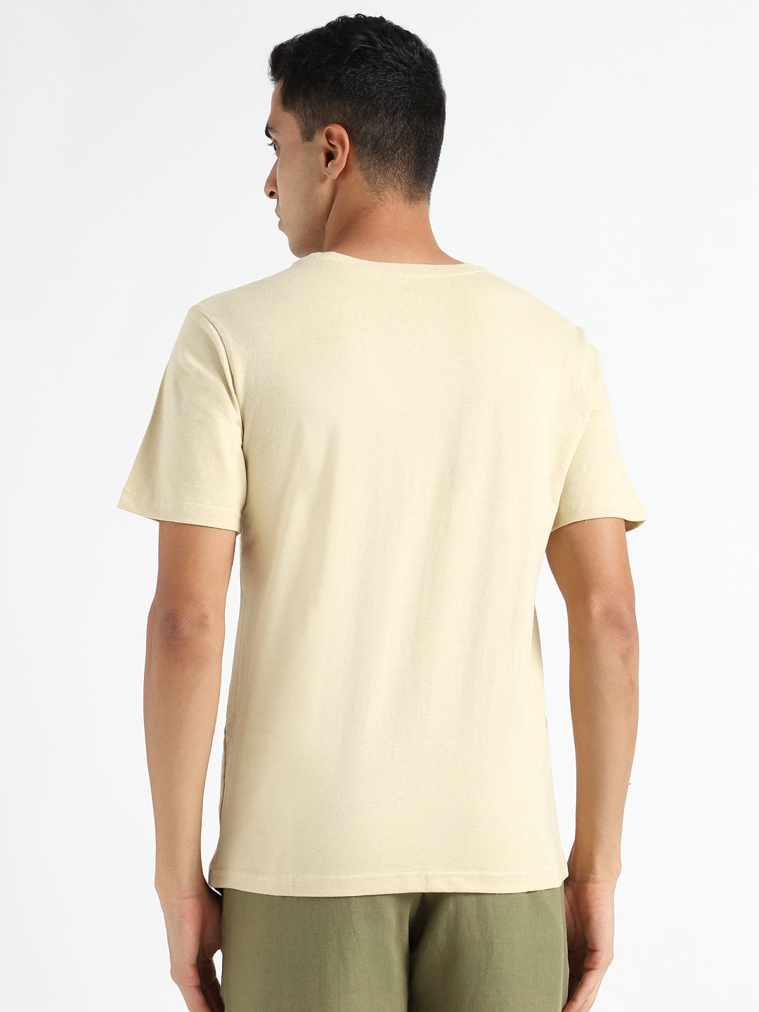 Lemon Yellow Organic Cotton & Naturally Fiber Dyed T-shirt